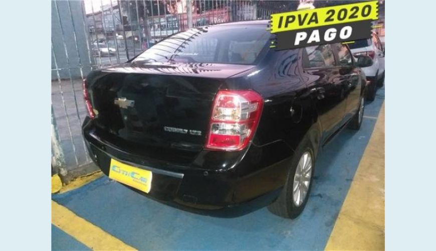CHEVROLET COBALT 1.4 MPFI LTZ 8V FLEX 4P - PRETO - 2014 Foto 1 (Grande)