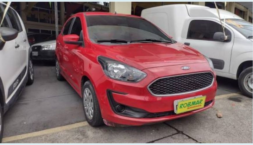 FORD KA 1.0 TI-VCT FLEX SE PLUS SEDAN - VERMELHO - 2019 Foto 1 (Grande)