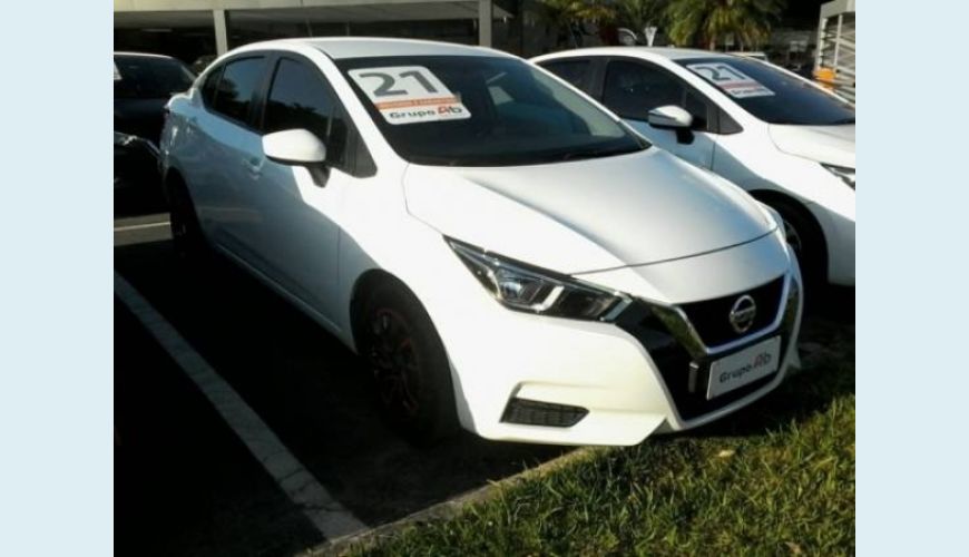 NISSAN VERSA 1.6 16V FLEX SENSE XTRONIC - BRANCO - 2021 Foto 1 (Grande)