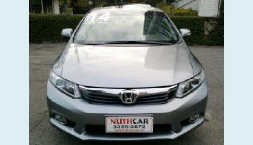 HONDA CIVIC 2.0 EXR 16V FLEX 4P AUT. - CINZA - 2014 Foto 1 (Grande)