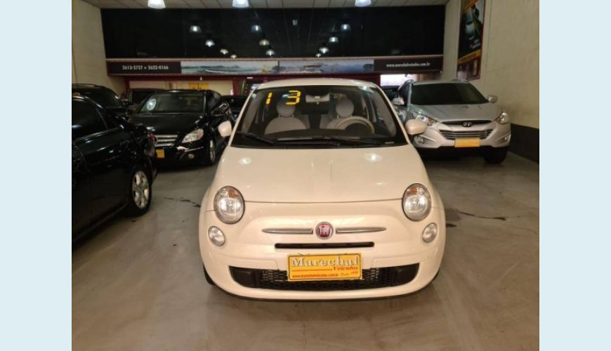 FIAT 500 1.4 CULT 8V FLEX 2P AUT. - BRANCO - 2013 Foto 1 (Grande)