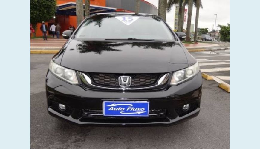 HONDA CIVIC 2.0 LXR 16V FLEX 4P AUT. - PRETO - 2015 Foto 1 (Grande)