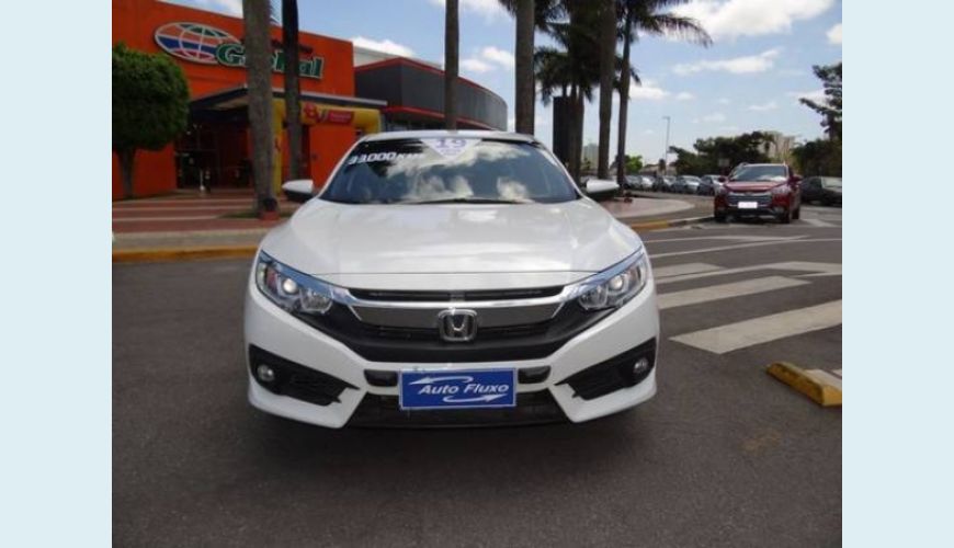 HONDA CIVIC 2.0 16V FLEXONE EX 4P CVT - BRANCO - 2019 Foto 1 (Grande)
