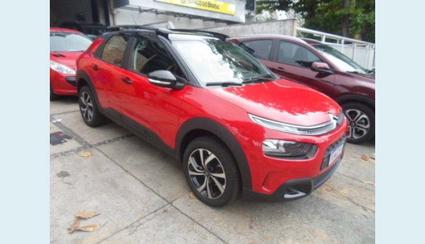CITROËN C4 CACTUS 1.6 VTI 120 FLEX FEEL PACK EAT6 - VERMELHO - 2021 Foto 1 (Grande)