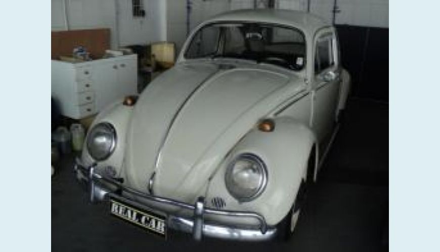 VOLKSWAGEN FUSCA 1.3 8V 2P - BRANCO - 1968 Foto 1 (Grande)