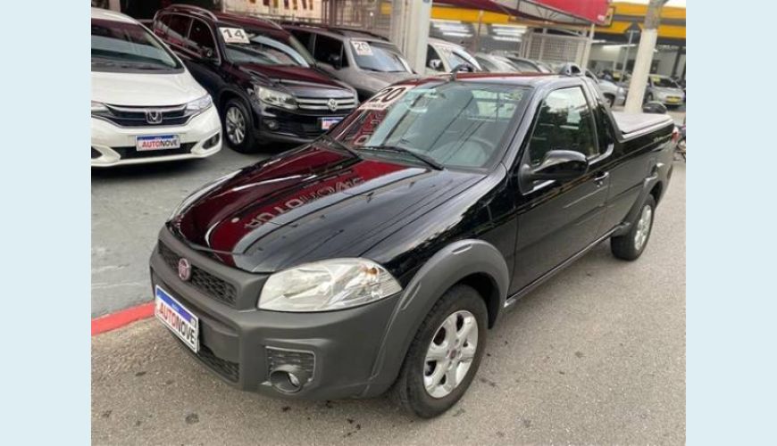 FIAT STRADA 1.4 MPI FREEDOM CS 8V FLEX 2P - PRETO - 2020 Foto 1 (Grande)