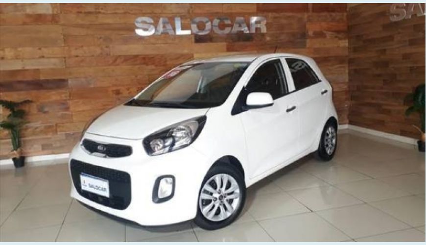 KIA PICANTO 1.0 EX 12V FLEX 4P - BRANCO - 2016 Foto 1 (Grande)