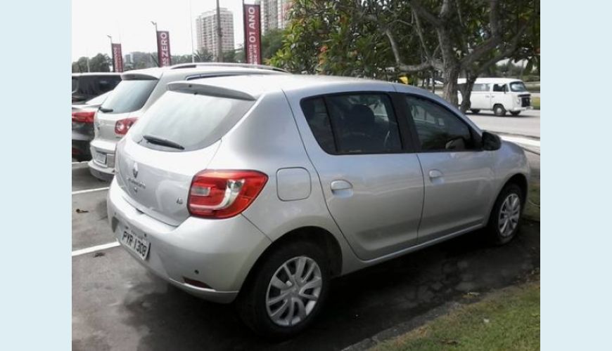 RENAULT SANDERO 1.0 EXPRESSION 16V FLEX 4P - PRATA - 2017 Foto 1 (Grande)