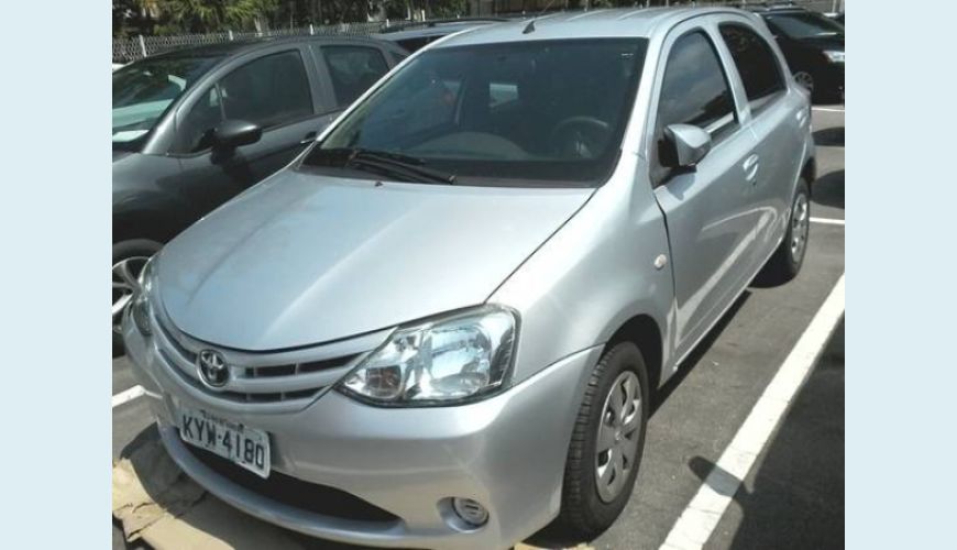 TOYOTA ETIOS 1.3 X 16V FLEX 4P - PRATA - 2014 Foto 1 (Grande)