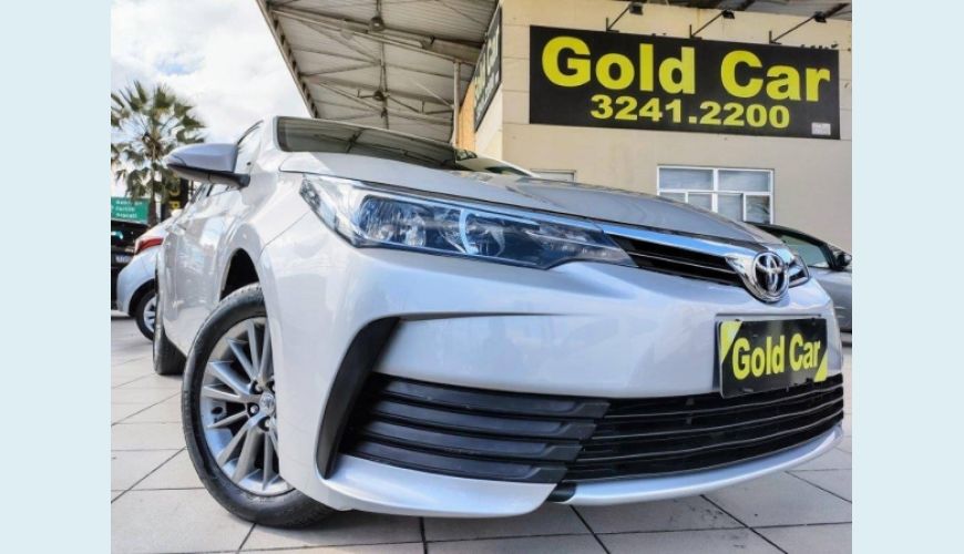 TOYOTA COROLLA 1.8 GLI 16V FLEX 4P AUT. - PRATA - 2018 Foto 1 (Grande)