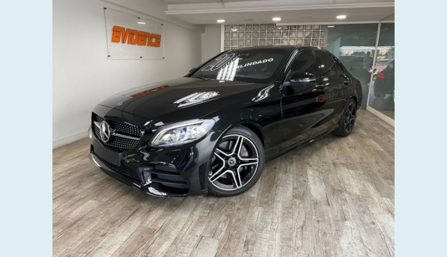 MERCEDES-BENZ C 300 2.0 CGI SPORT 9G-TRONIC - PRETO - 2020 Foto 1 (Grande)