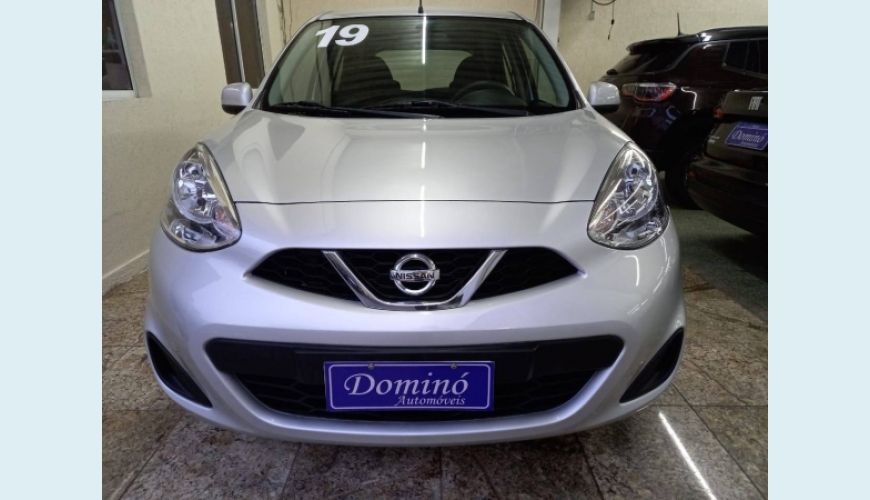 NISSAN MARCH 1.0 SV 12V FLEX 4P - PRATA - 2019 Foto 1 (Grande)