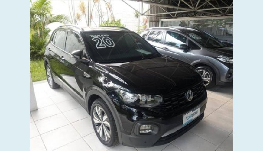 VOLKSWAGEN T-CROSS 1.0 200 TSI TOTAL FLEX COMFORTLINE AUT. - PRETO - 2020 Foto 1 (Grande)