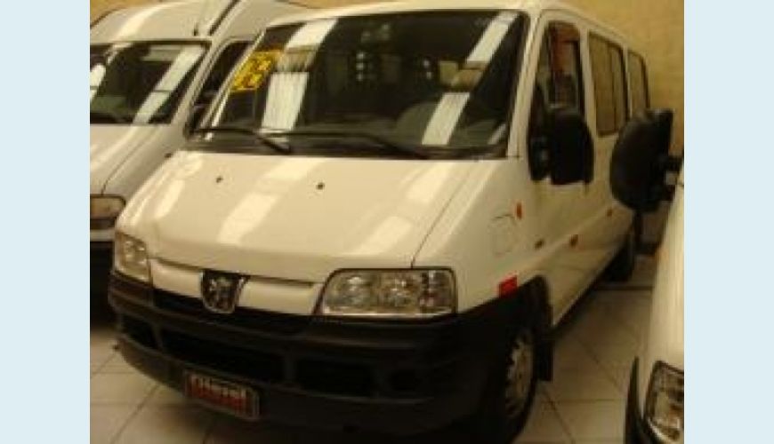 PEUGEOT BOXER 2.8 HDI 330 PASSAGEIROS 16 LUGARES 8V DIESEL 3P - BRANCO - 2008 Foto 1 (Grande)