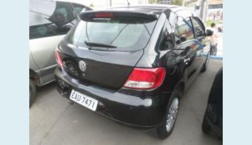 VOLKSWAGEN GOL 1.0 MI 8V FLEX 4P G.IV - PRETO - 2011 Foto 1 (Grande)