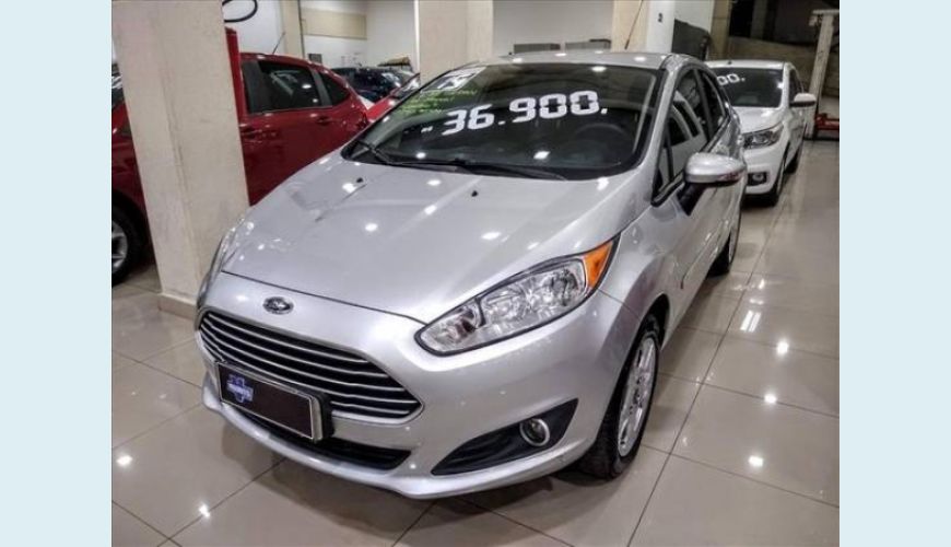 FORD FIESTA 1.6 SE SEDAN 16V FLEX 4P - PRATA - 2015 Foto 1 (Grande)