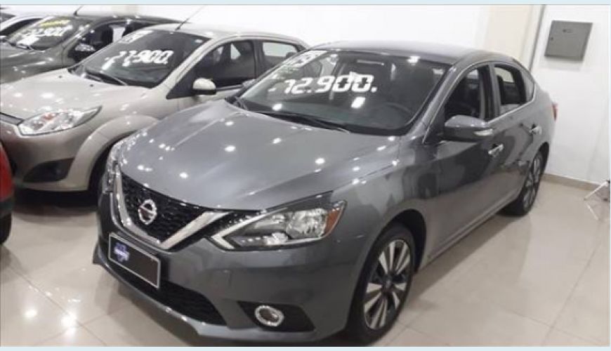 NISSAN SENTRA 2.0 SV 16V FLEXSTART 4P AUT. - CINZA - 2019 Foto 1 (Grande)