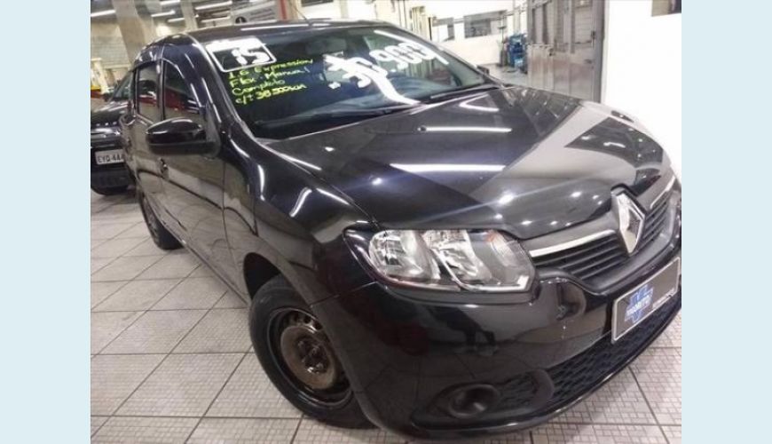 RENAULT SANDERO 1.6 EXPRESSION 8V FLEX 4P - PRETO - 2015 Foto 1 (Grande)