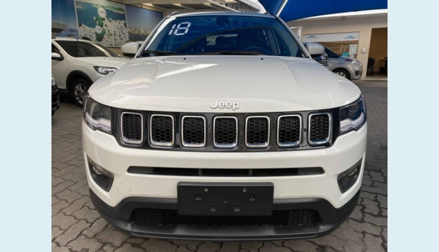 JEEP COMPASS 2.0 16V FLEX LONGITUDE AUT. - BRANCO - 2018 Foto 1 (Grande)