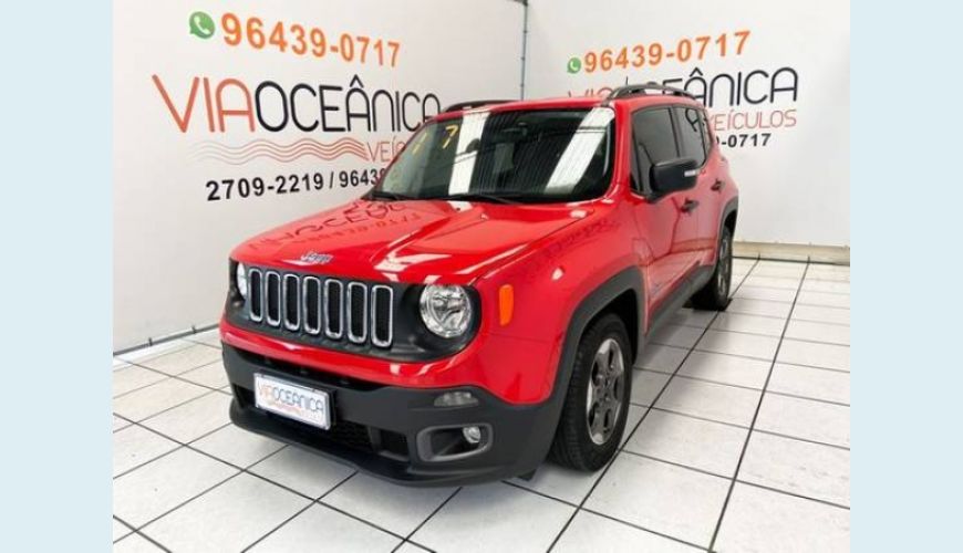 JEEP RENEGADE 1.8 16V FLEX SPORT 4P AUT. - VERMELHO - 2017 Foto 1 (Grande)