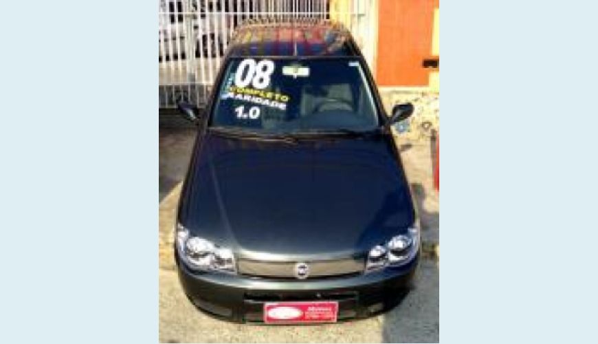 FIAT SIENA 1.0 MPI FIRE CELEBRATION 8V FLEX 4P - CINZA - 2008 Foto 1 (Grande)