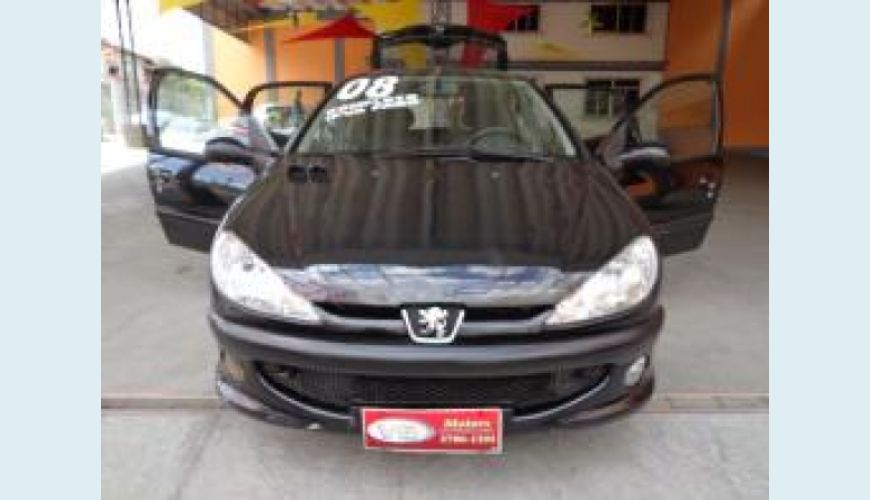 PEUGEOT 206 1.4 PRESENCE 8V FLEX 4P - PRETO - 2008 Foto 1 (Grande)