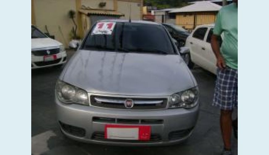 FIAT PALIO 1.0 MPI FIRE ECONOMY 8V FLEX 4P - PRATA - 2011 Foto 1 (Grande)