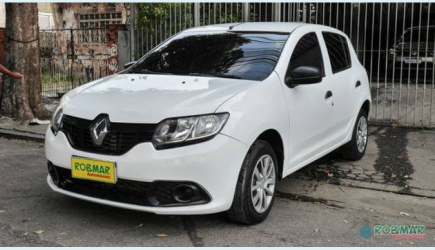 RENAULT SANDERO 1.0 AUTHENTIQUE 16V FLEX 4P - BRANCO - 2016 Foto 1 (Grande)