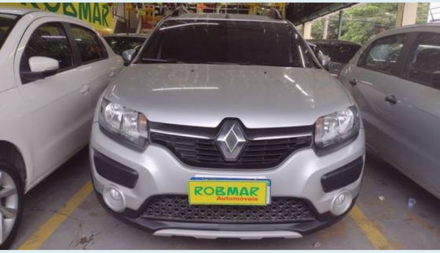 RENAULT SANDERO 1.6 STEPWAY 8V FLEX 4P - PRATA - 2017 Foto 1 (Grande)