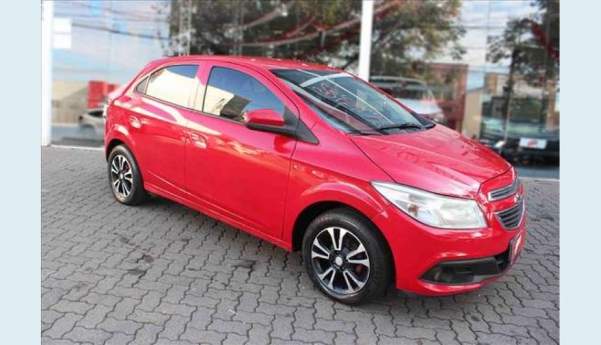 CHEVROLET ONIX 1.0 MPFI LT 8V FLEX 4P - VERMELHO - 2014 Foto 1 (Grande)