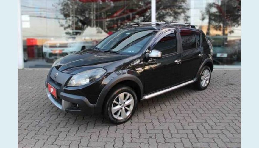 RENAULT SANDERO 1.6 STEPWAY 16V FLEX 4P - PRETO - 2012 Foto 1 (Grande)