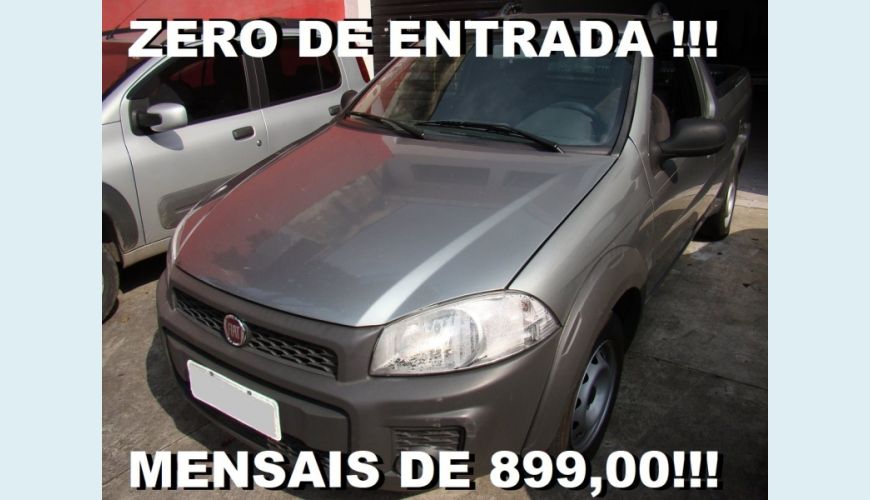 FIAT STRADA 1.4 MPI WORKING CS 8V FLEX 2P - CINZA - 2015 Foto 1 (Grande)