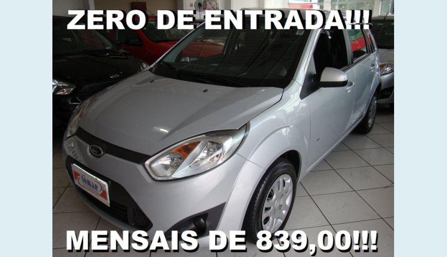FORD FIESTA 1.6 ROCAM SE 8V FLEX 4P - PRATA - 2014 Foto 1 (Grande)