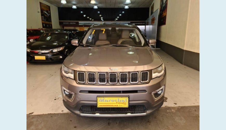 JEEP COMPASS 2.0 16V FLEX LIMITED AUT. - CINZA - 2017 Foto 1 (Grande)