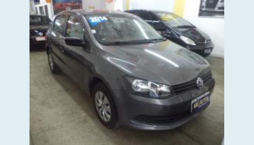 VOLKSWAGEN GOL 1.0 MI 8V FLEX 4P G.VI - CINZA - 2014 Foto 1 (Grande)