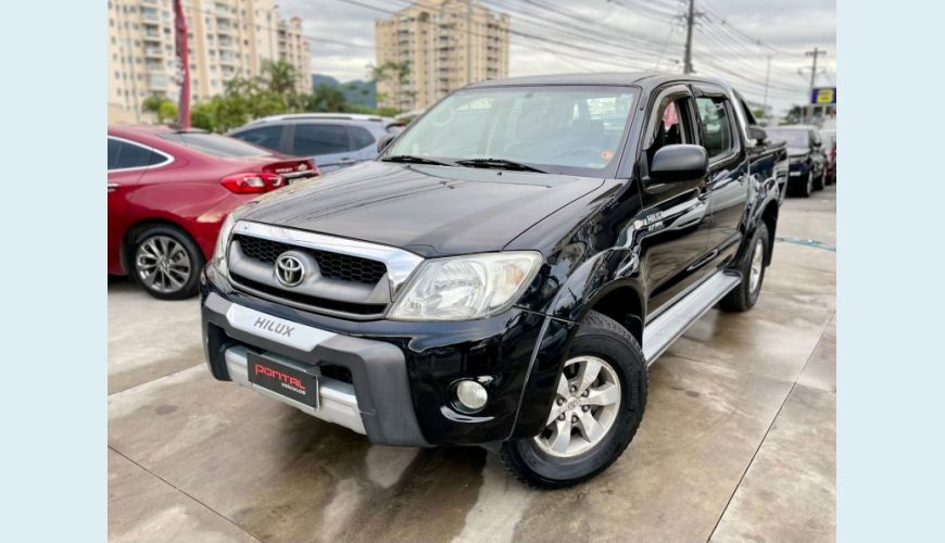 TOYOTA HILUX 2.7 SR 4X2 CD 16V 4P - PRETO - 2009 Foto 1 (Grande)