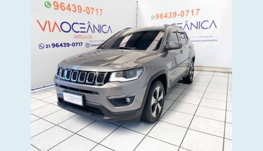 JEEP COMPASS 2.0 16V FLEX LONGITUDE AUT. - CINZA - 2017 Foto 1 (Grande)