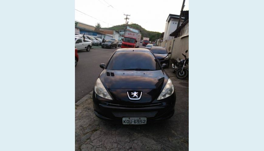 PEUGEOT 207 1.4 XR 8V FLEX 4P - PRETO - 2012 Foto 1 (Grande)