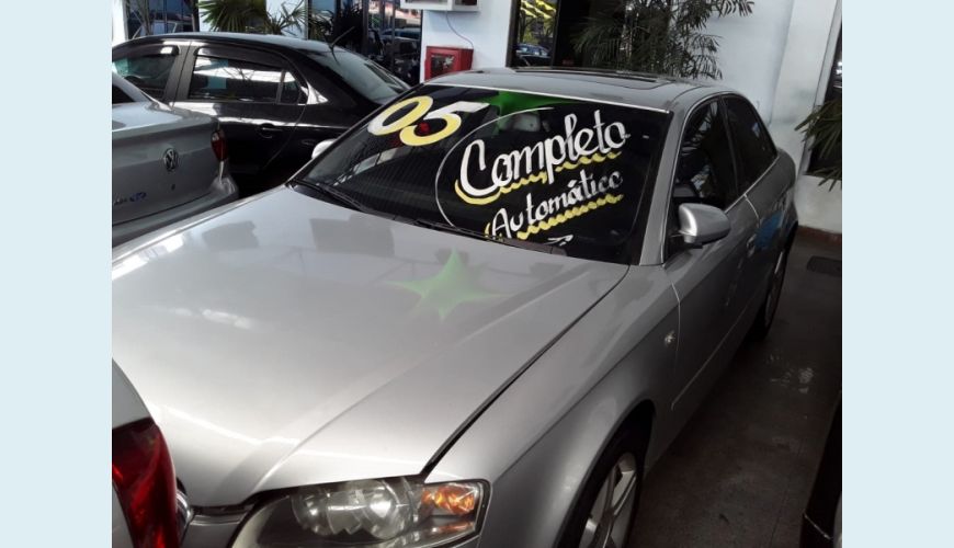AUDI A4 1.8 20V TURBO 4P TIPTRONIC - PRATA - 2005 Foto 1 (Grande)