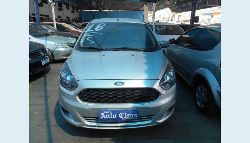 FORD KA 1.0 SE PLUS 12V FLEX 4P - PRATA - 2018 Foto 1 (Grande)