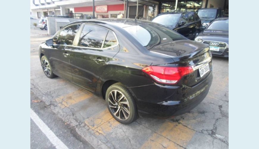 CITROËN C4 LOUNGE 2.0 MPFI TENDANCE 16V FLEX 4P - PRETO - 2014 Foto 1 (Grande)