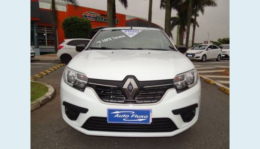 RENAULT LOGAN 1.0 12V SCE FLEX LIFE - BRANCO - 2020 Foto 1 (Grande)