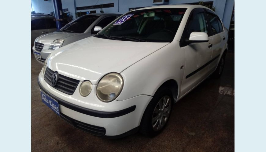 VOLKSWAGEN POLO SEDAN 1.6 8V 4P - BRANCO - 2003 Foto 1 (Grande)