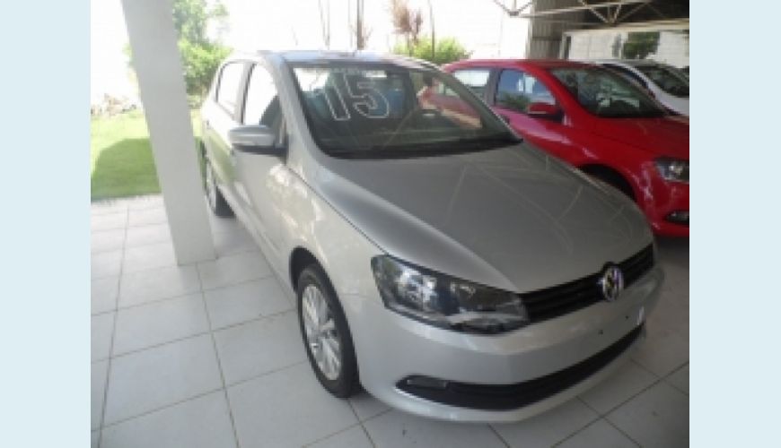 VOLKSWAGEN GOL 1.0 MI COMFORTLINE 8V FLEX 4P - PRATA - 2015 Foto 1 (Grande)