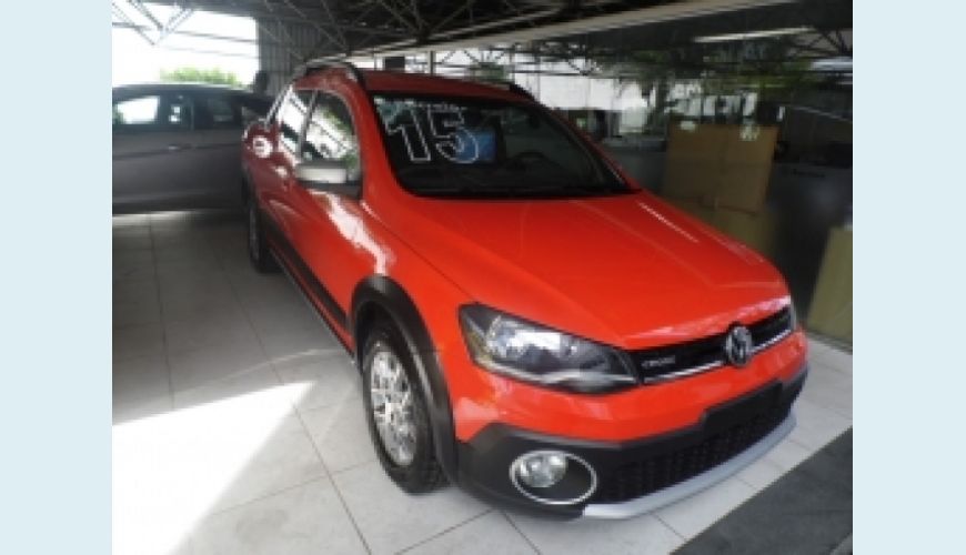 VOLKSWAGEN SAVEIRO 1.6 CROSS CD 16V FLEX 2P - LARANJA - 2015 Foto 1 (Grande)