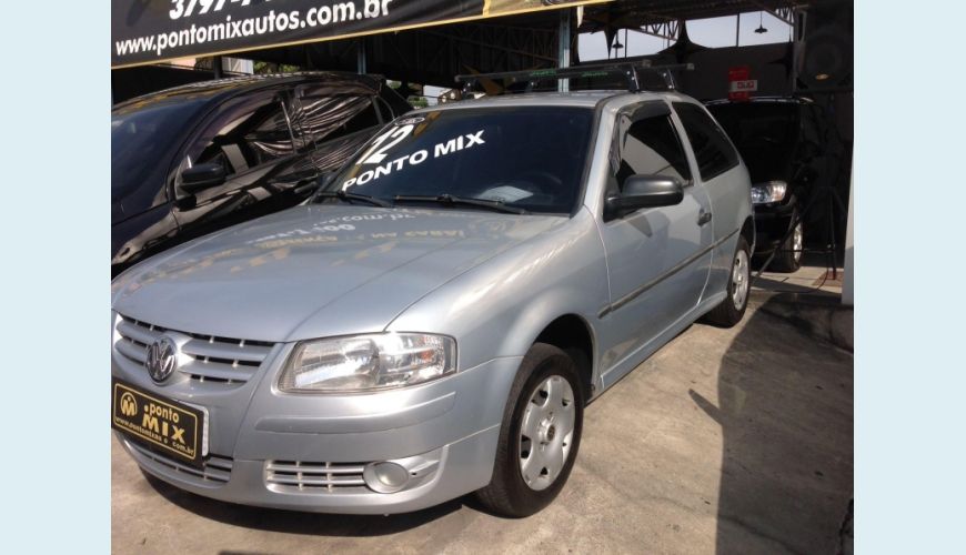 VOLKSWAGEN GOL 1.0 MI 8V FLEX 2P G.IV - PRATA - 2012 Foto 1 (Grande)