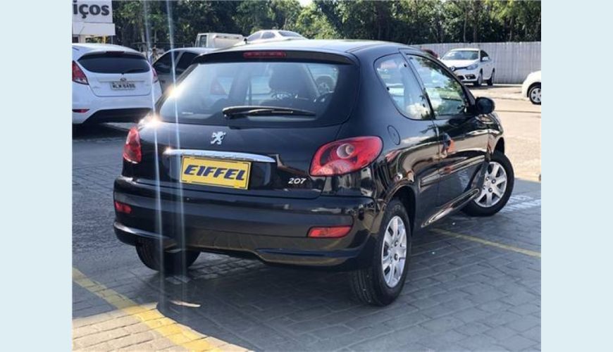 PEUGEOT 207 1.4 XR 8V FLEX 2P - PRETO - 2010 Foto 1 (Grande)