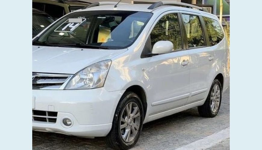 NISSAN GRAND LIVINA 1.8 SL 16V FLEX 4P AUT. - BRANCO - 2014 Foto 1 (Grande)