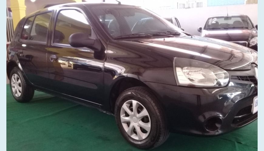 RENAULT CLIO 1.0 EXPRESSION 16V FLEX 4P - PRETO - 2015 Foto 1 (Grande)