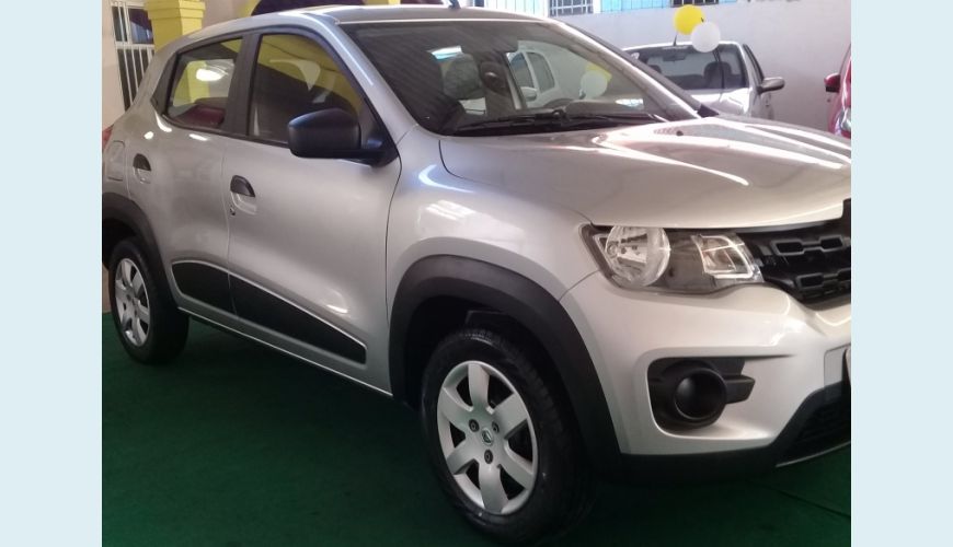 RENAULT KWID 1.0 12V SCE FLEX ZEN - PRATA - 2018 Foto 1 (Grande)